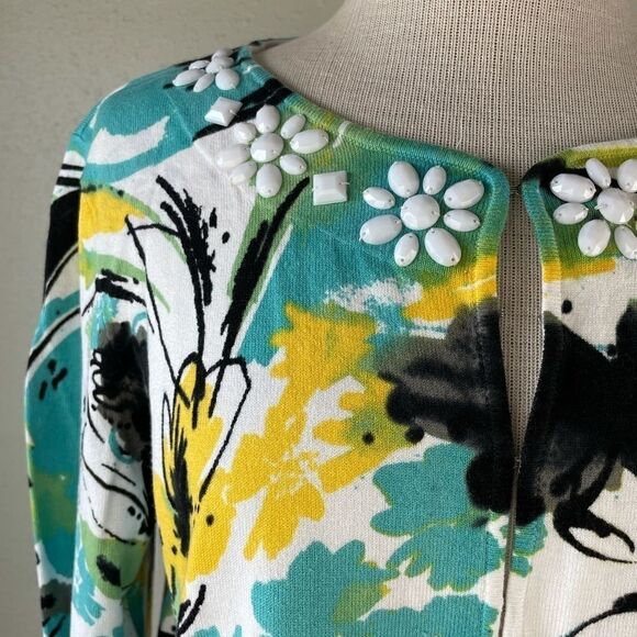 NWT Style & Co. Cropped Cardigan Style Top Size L - Picture 2 of 6
